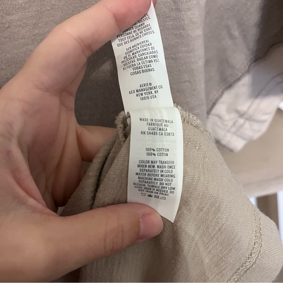 Aerie Crew Oversized Boyfriend Tee Shirt - Picture 4 of 4